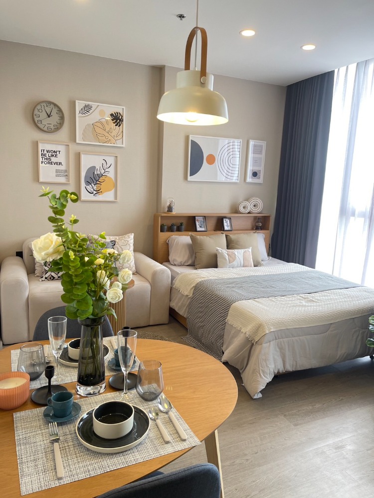 NewRoom Minimal Style // Cooper Siam Studio 30 Sqm Fullyfurnish 24,000- NewRoom Minimal Style // Cooper Siam Studio 30 Sqm Fullyfurnish 24,000-