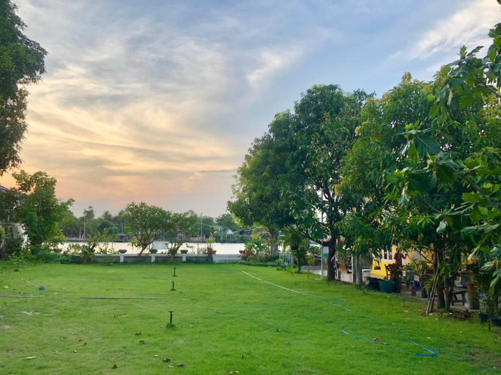 ● บ้านริมแม่น้ำเจ้าพระยา ● ตรงข้ามเกาะเกร็ด บ้านอยู่ฝั่งกรุงเทพฯ ห้าแยกปากเกร็ด-ถนนแจ้งวัฒนะ | 407.50 ตร.ว. 4 ห้องนอน | ด้านหน้าติดแม่น้ำเจ้าพระยายาว31 เมตร – รูปที่ 3