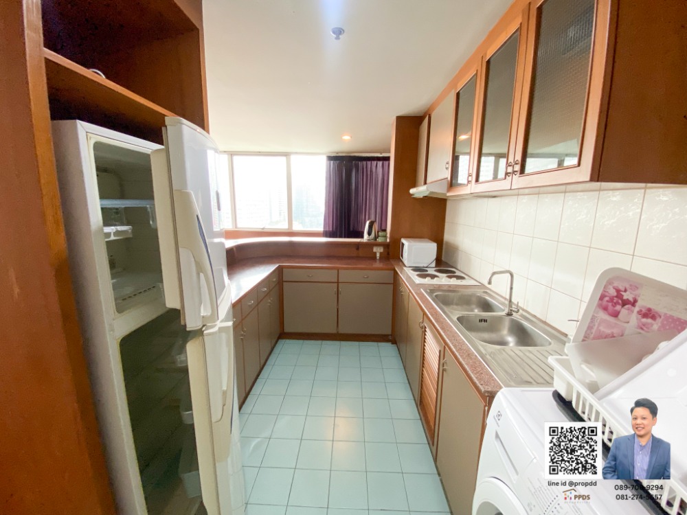 ขายคอนโด อโศก เพลซ 2 นอน 2 น้ำ ห้องมุมหน้าตึก ห้องนั่งเล่นกว้าง  – รูปที่ 3