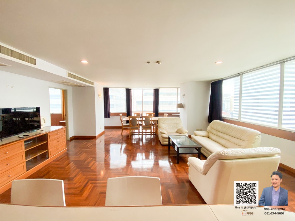 ขายคอนโด อโศก เพลซ 2 นอน 2 น้ำ ห้องมุมหน้าตึก ห้องนั่งเล่นกว้าง  – รูปที่ 4