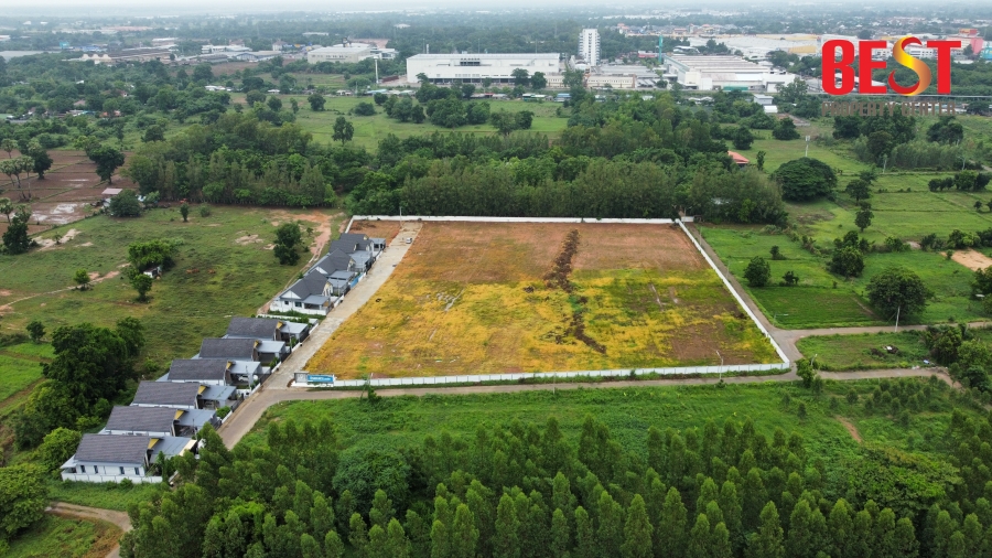 Empty land for sale Khon Kaen city center Wide frontage, next to public roads on 3 sides, good location, suitable for allocation. – รูปที่ 4