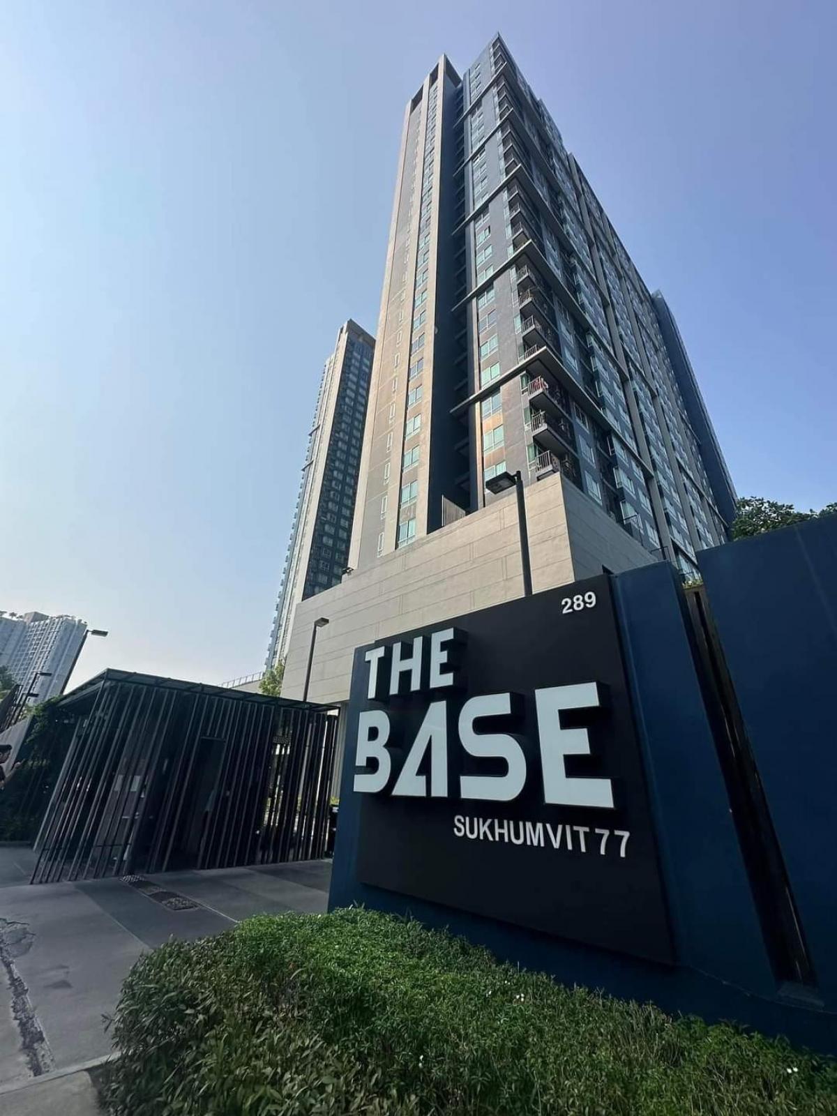 เดอะเบส สุขุมวิท 77 ติด BTS อ่อนนุช 800เมตรThe Base Sukhumvit 77 🥰🙏☘️ใกล้ #BTSอ่อนนุช เพียง 800 เมตร เท่านั้นค่ะ ที่นี่ทำเลดีมาก เดินทางสะดวก ตรงข้ามบิ๊กซี ห้างเพียบใกล้ๆกันเป็นตลาด หาของของกินง่ายมากค่ะ#ห้องว่างพร้อมอยู่ทันทีค่ะ #ดีลดี #ชั้นสูง #วิวโล่ง1