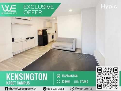 Fully furnished, ready to move in, good price⭐Kensington Kaset Campus (Kensington Kaset Campus)