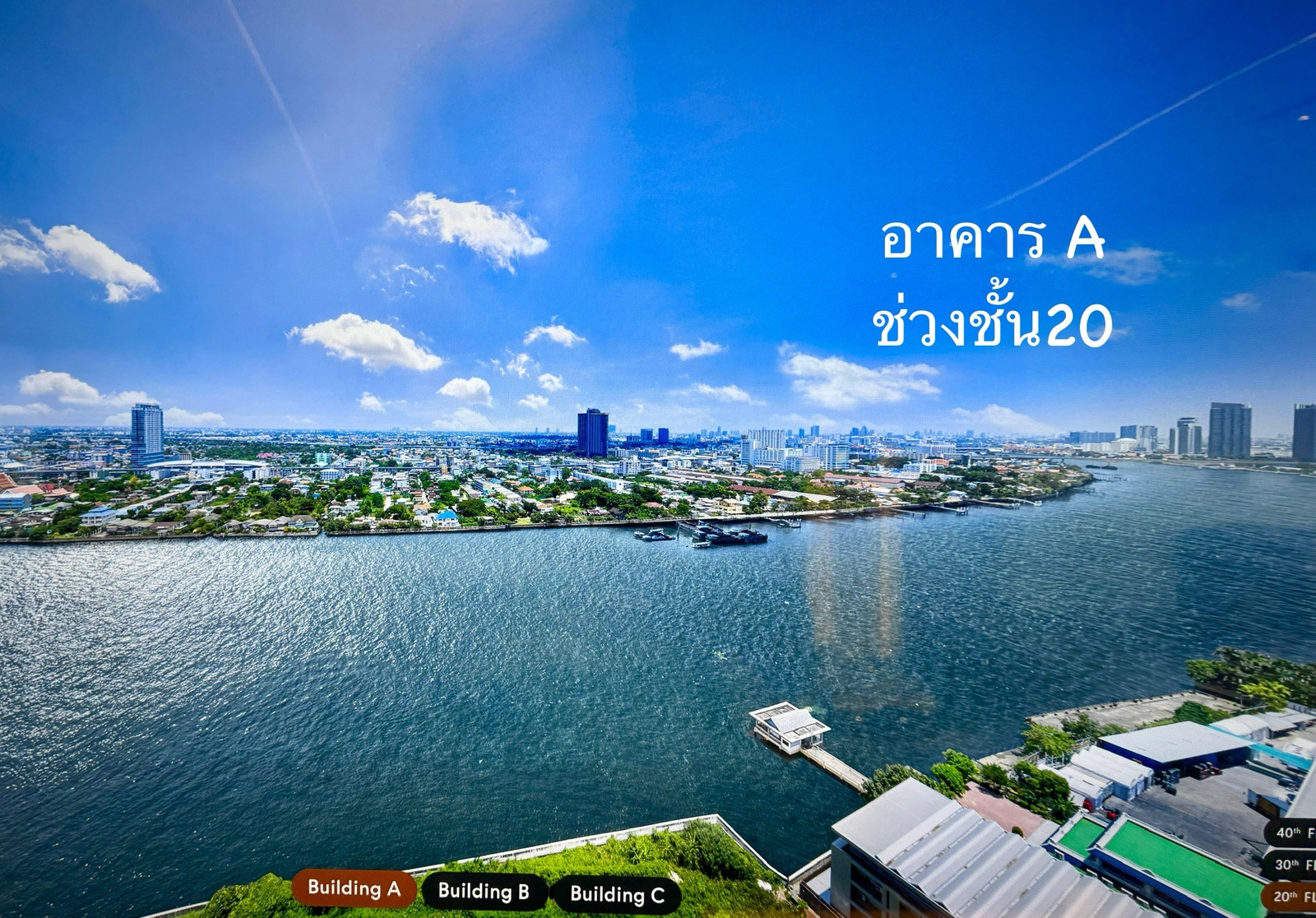 18A07 ห้องมุม ใกล้แม่น้ำสุด 2ห้องนอน วิวสวยครบ – รูปที่ 3