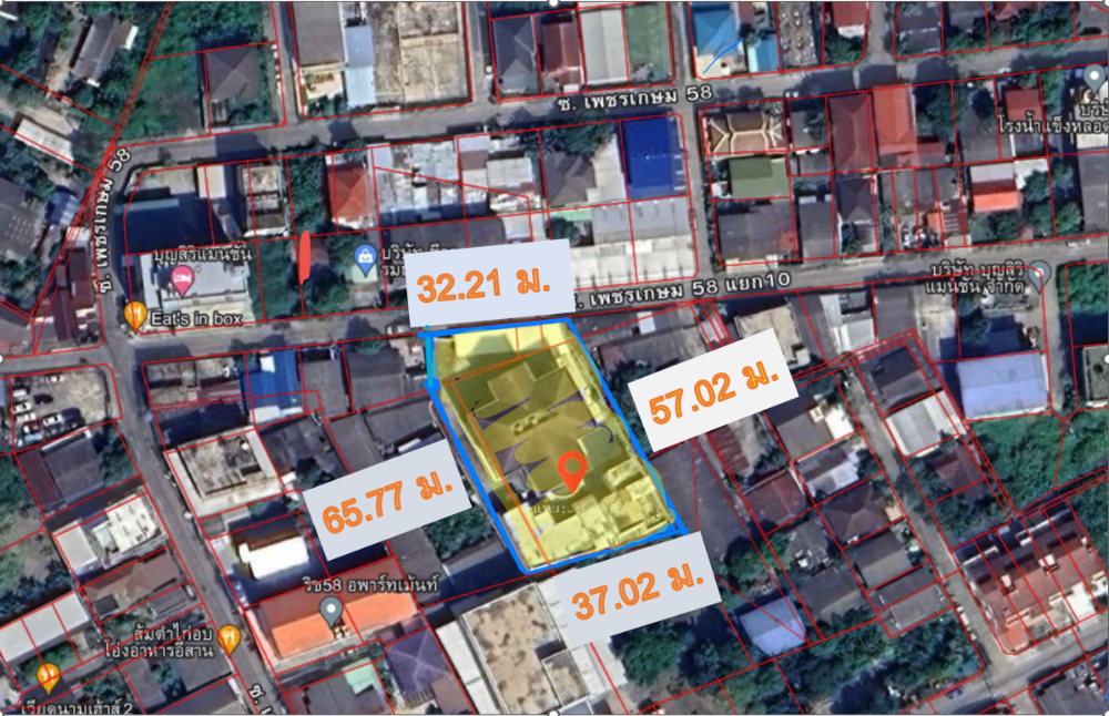 For sale: mansion with 4-storey building, 2 buildings, Soi Petchkasem 58, area 550 sq m. – รูปที่ 3