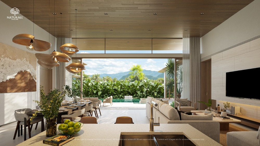 ❖ Exquisite House ❖ บ้านเดียวชั้นเดียว ออกแบบเพื่อทุกคนในครอบครัว | 3 ห้องนอน พื้นที่ใช้สอย 357 sq.m. | Naturale Cherng Talay (เนเชอรัล เชิงทะเล) ใกล้ Blue tree Water park & Lifestyle 2 นาที, หาดบางเทา 5 นาที – รูปที่ 2