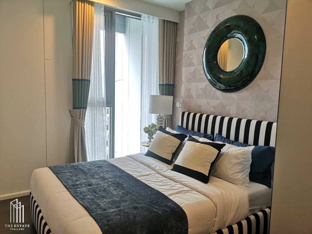 For Sale Whizdom Inspire, the room is north. Get a view of Bangkok city. Layout has only 2 rooms per floor. 32.9 sq.m. 1 bedroom @7.7 MB – รูปที่ 2