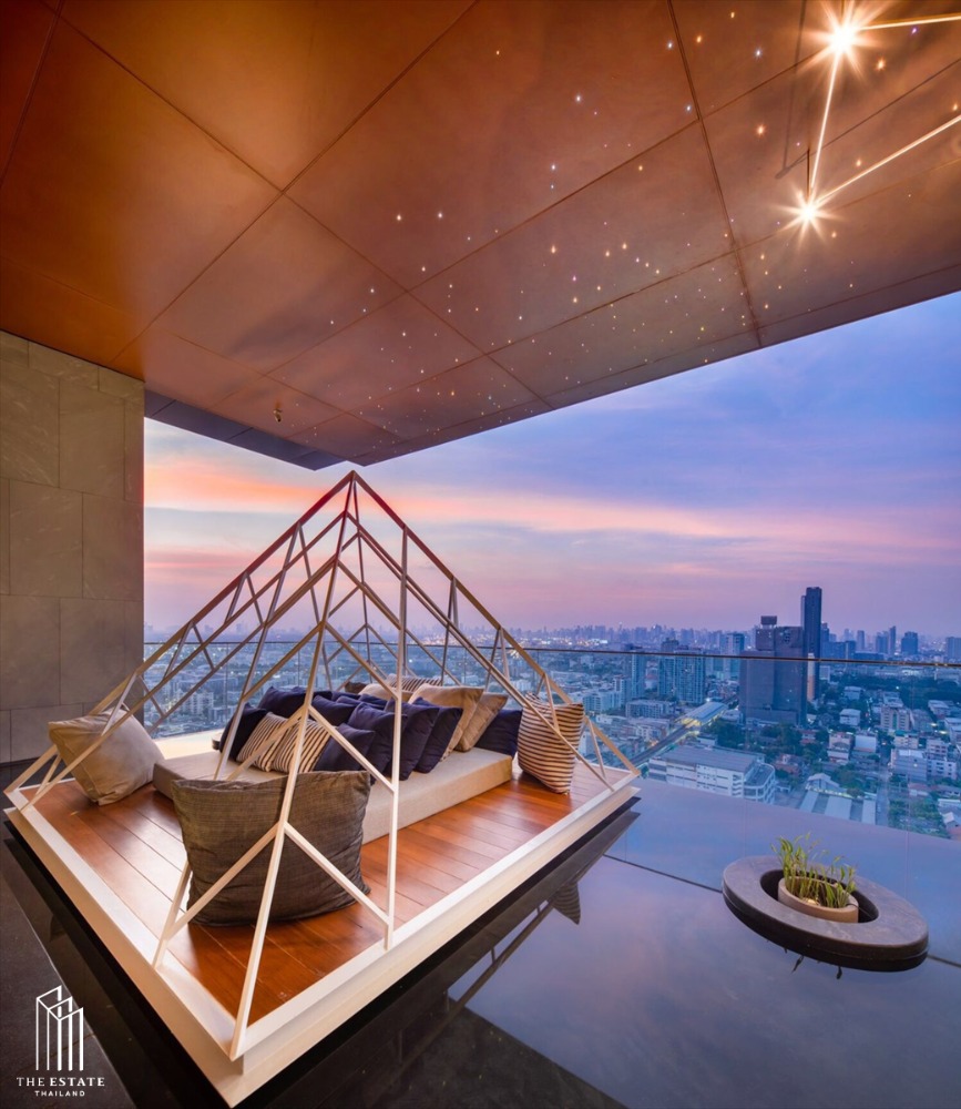For Sale Whizdom Inspire, the room is north. Get a view of Bangkok city. Layout has only 2 rooms per floor. 32.9 sq.m. 1 bedroom @7.7 MB – รูปที่ 3