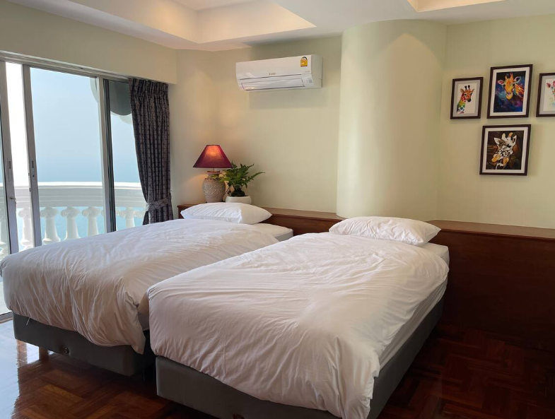 ให้เช่า รายเดือนคอนโดมิเนียม Sky beach Wong Amat ติดชายทะเล ชั้น 41 วิวดีมาก – รูปที่ 4