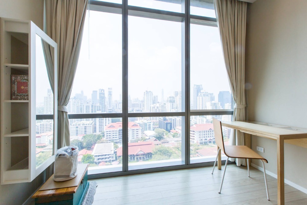 ห้องสตูดิโอ 38 ตรม วิวสวย ใจกลางอโศก ชั้นสูง – รูปที่ 3