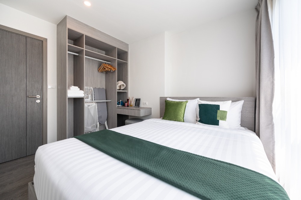⭐Condo for rent, Brixton Rayong, Brixton Rayong, very new condo, Gangster Suite, 2 bedroom, 1 bathroom, 35 sq m.