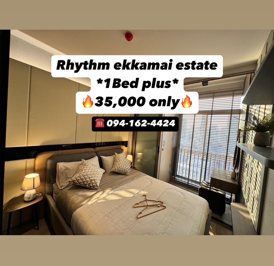 RHYTHM EKKAMAI ESTATE- 1BED PLUS(2Bed) *New room* 35,000!!! Tel/Line: 094-162-4424 RHYTHM EKKAMAI ESTATE- 1BED PLUS(2Bed) *New room* 35,000!!! Tel/Line: 094-162-4424