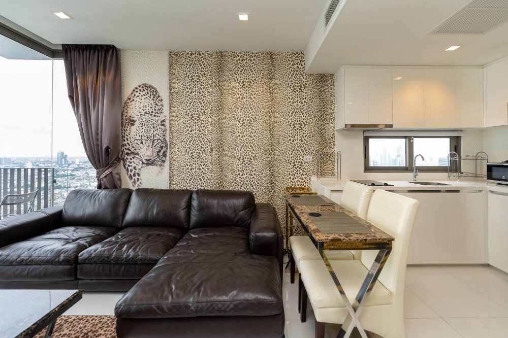 ● High floor ● ชั้น 35+ 42.22 ตร.ว. | 1 ห้องนอน 1 ห้องน้ำ | ใกล้ BRT อาคารสงเคราะห์ 1 นาที, BTS ช่องนนทรี 8 นาที – รูปที่ 3