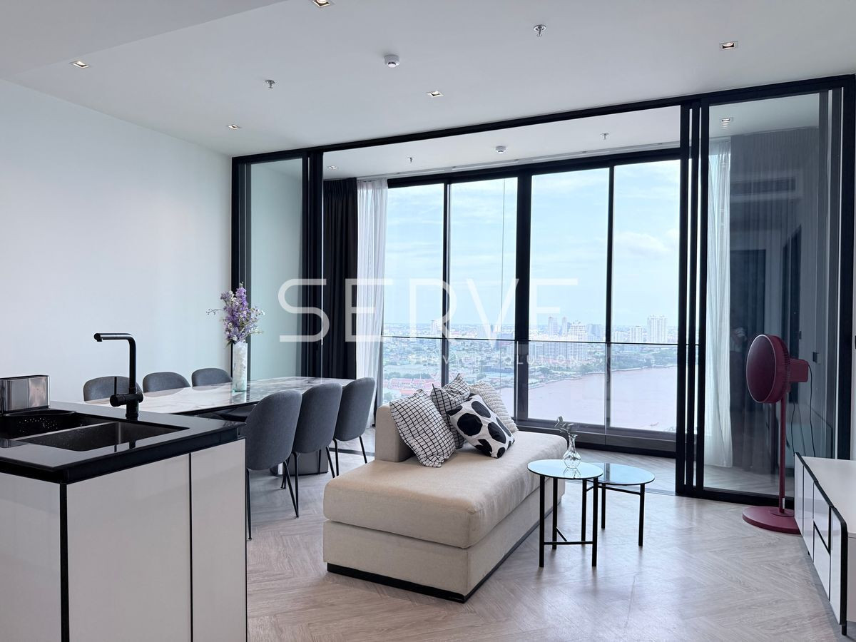 🔥63K🔥- 2 Beds Nice Room 78.80 sq.m. High Fl. 25+ Good Location Close to Asiatique Riverfront at Chapter Charoennakhon Riverside Condo / For Rent 🔥63K🔥- 2 Beds Nice Room 78.80 sq.m. High Fl. 25+ Good Location Close to Asiatique Riverfront at Chapter Charoennakhon Riverside Condo / For Rent