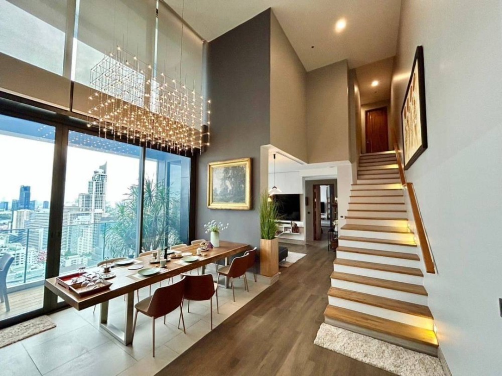 ♦ Luxury style ♦ ชั้น 35+ 300.00 ตร.ม. | 4 ห้องนอน วิวสวย | คอนโดใกล้ BTS เพชรบุรี 1 นาที, มศว. 3 นาที, เซ็นทรัล พระราม 9 7 นาที, โรงพยาบาลกรุงเทพ 9 นาที – รูปที่ 3
