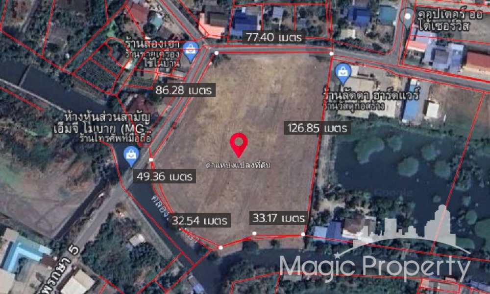 7 Rai Land for Sale on Phraeksa Rd., Mueang Samut Prakan, Samut Prakan – รูปที่ 2