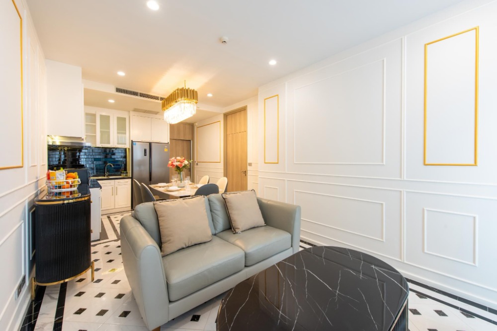 ❖ Luxury style ❖ ชั้น 00+ 58.00 ตร.ม. | 1 ห้องนอน 1 ห้องน้ำ | คอนโดมี Skywalk เชื่อมเข้า BTS เพลินจิต, Central Embassy – รูปที่ 3
