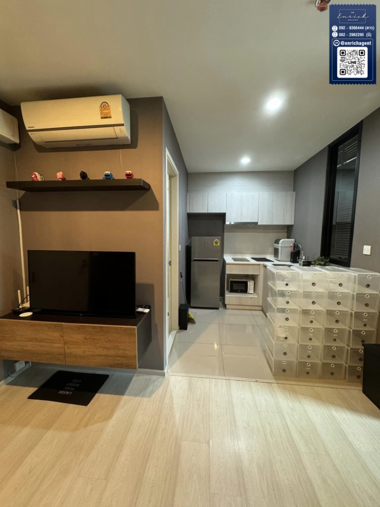 💙For rent Life Asoke, garden view, complete electrical appliances, ARL Makkasan, MRT Phetchaburi💙 Call. 092-8366444 Star// Line id : @enrichagent – รูปที่ 2