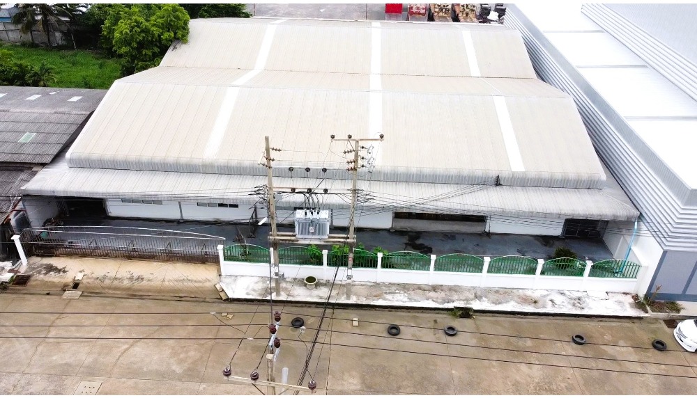 Factory for sale, Bang Pla 30, Samut Prakan, near Theparak Road, 200 meters, area 384 sq m, yellow map, road width approximately 16 meters.