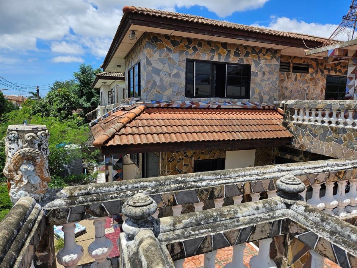 2-storey detached house for sale, Siwarat 1 (corner), 90 sq m, usable area approximately 450 sq m. There is an extension to increase the size of the usable area, only 900 meters from Central-Mahachai, Samut Sakhon Province. – รูปที่ 3