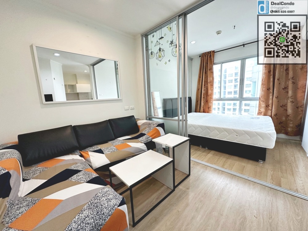 [VA002]There is a VDO for rent, newly renovated room, Lumpini Ville Chaengwattana-Pak Kret, 18th floor, Building A.