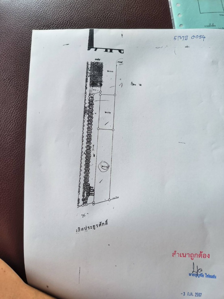 Land for sale, Khlong 11, next to the main road Rangsit-Nakhon Nayok, 9.5 rai. – รูปที่ 3