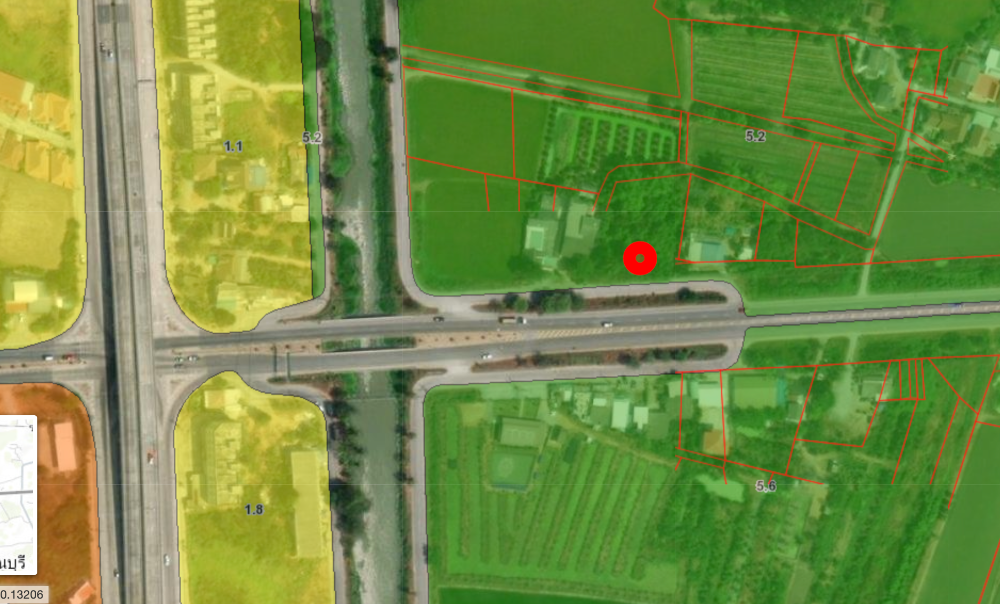 Land for sale in Mueang District Suphanburi Province Next to Pho Phraya intersection, 1 rai 1 ngan 24 sq m. – รูปที่ 4