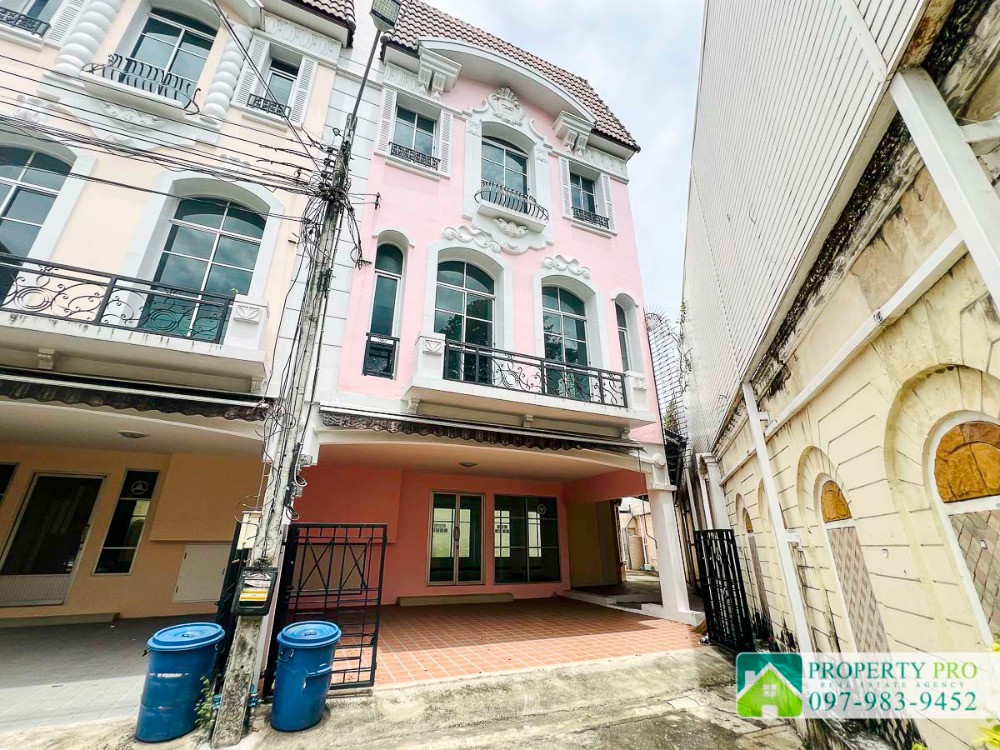 ขาย บ้าน ทาวน์โฮม 3 ชั้น บ้านกลางเมือง Monte Carlo รัชวิภา ขนาด 54 ตรว 282 ตรม หลังริม ใกล้ SRT วัดเสมียนนารี เกษตรศาสตร์ ประชาชื่น วิภาวดีรังสิต จตุจักร หมอชิต : EL24S-040