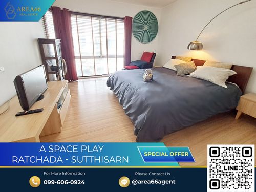 🔥 ขายด่วน!! คอนโด A space play รัชดา-สุทธิสาร
