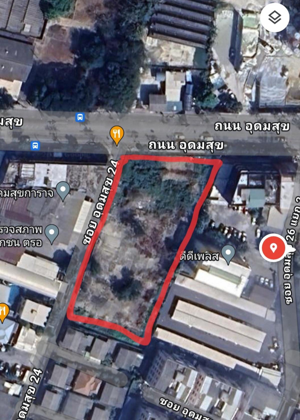 Land for rent on Udomsuk main road – รูปที่ 2
