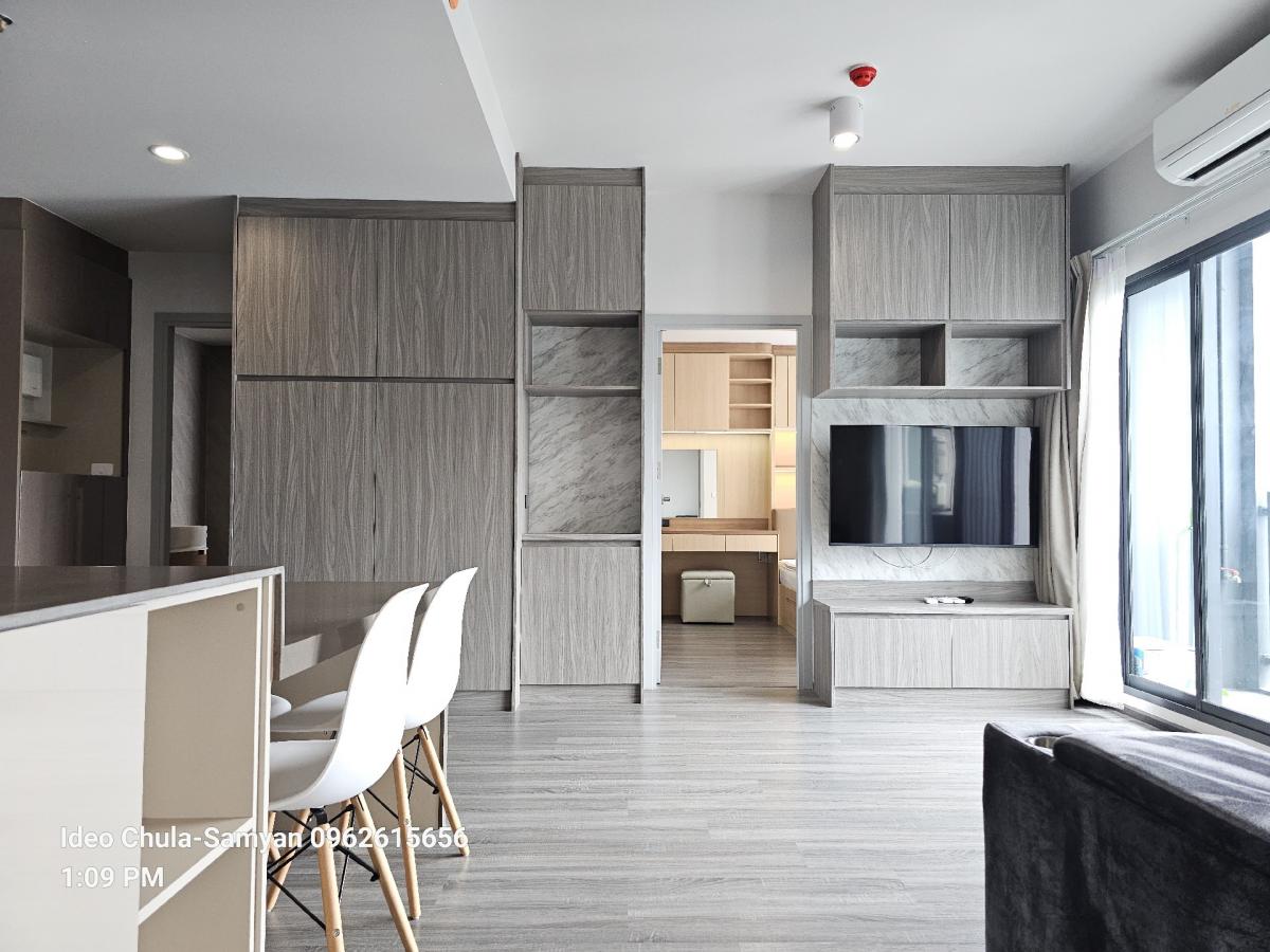 Ideo Chula-Samyan for RENT ให้เช่า 2bed 70Sqm. @52,000บาท/month call 096-2615656 ห้องกว้าง 70 ตรม. 2นอน 2น้ำ เฟอร์ครบ พร้อมอยู่ Location : Samyan Chula Rental Price : 52,000 Baht/Month Condominium near MRT :  Samyan Station Condominium Unit Size : 70sq.m.