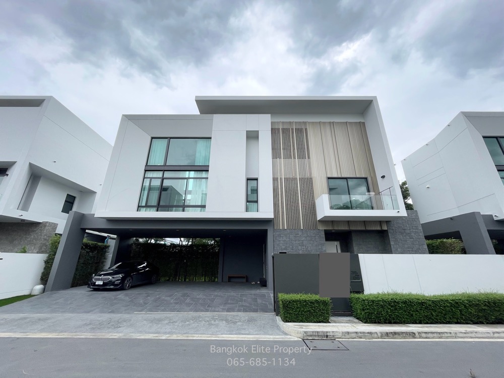 For sale/rent, single house, Nantawan Rama 9-Srinakarin, next to Wellington International School, near Club House For sale/rent, single house, Nantawan Rama 9-Srinakarin, next to Wellington International School, near Club House