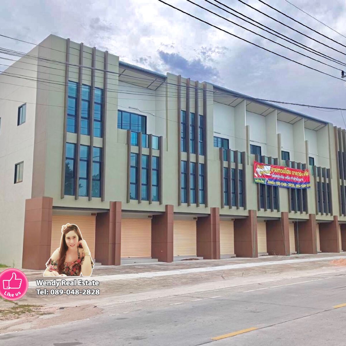 จองเเล้ว 6 units ขายโฮมออฟฟิศ เดือนกันยายน 2569 น้ำไม่ท่วม Home Office มี 10 units  新建商业楼出售。低于市场价出售、有10个房间、是拉差区、春武里府。购买投资、在线销售产品 อาคารพาณิชย์-ทาวน์โฮม 3 ชั้น ศรีราชา ชลบุรี สวยถูกที่สุดในย่านนี้ โครงการคิว สเปสศรีราชา-หนองขาม ขายถูกต่ำกว่าราคาตลาด