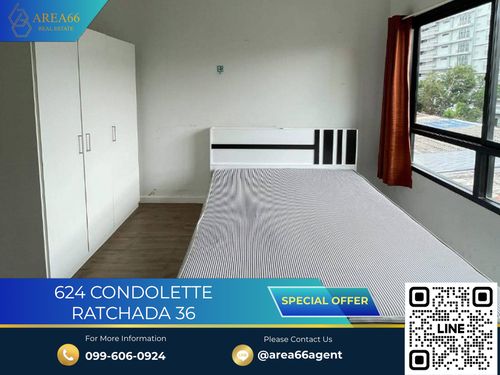 🔥 ขายด่วน!! คอนโด 624 Condolette รัชดา 36