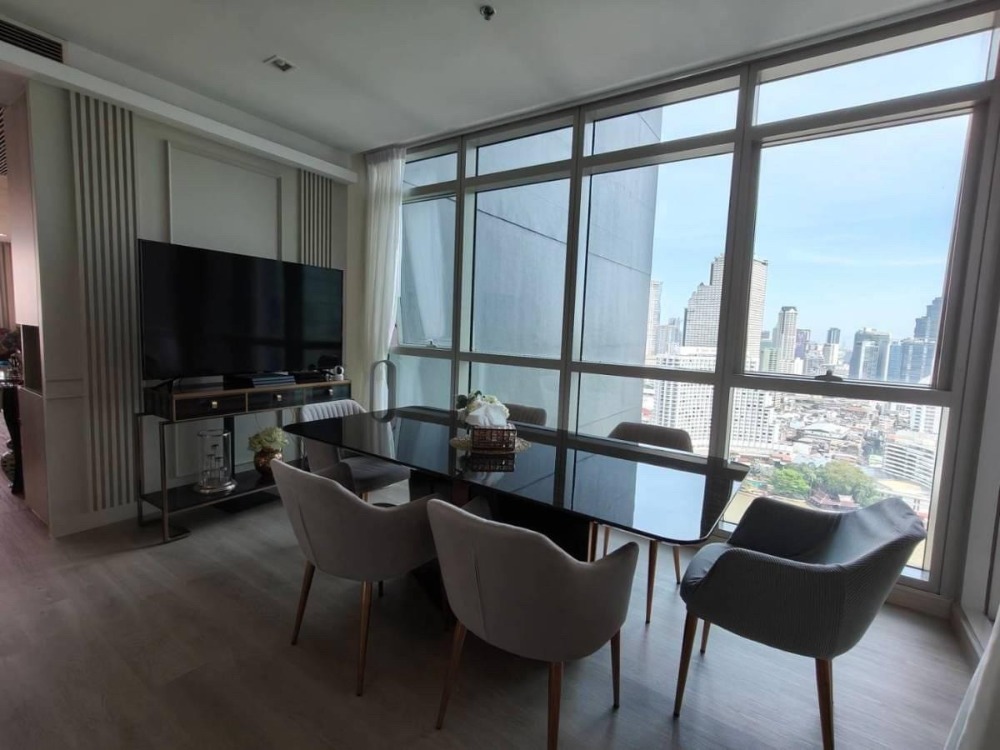 ♦ High floor ♦ ชั้น 30+ 230.00 ตร.ม. | 3 ห้องนอน วิวแม่น้ำ สะพานสาทร | คอนโดใกล้ ไอคอนสยาม 3นาที, BTS สะพานตากสิน 3 นาที – รูปที่ 2