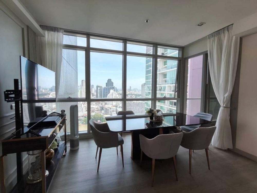 ♦ High floor ♦ ชั้น 30+ 230.00 ตร.ม. | 3 ห้องนอน วิวแม่น้ำ สะพานสาทร | คอนโดใกล้ ไอคอนสยาม 3นาที, BTS สะพานตากสิน 3 นาที – รูปที่ 3