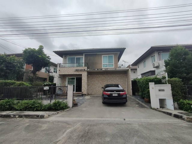 2-storey detached house for rent, Manthana Lake Watcharapol Village, with furniture 2-storey detached house for rent, Manthana Lake Watcharapol Village, with furniture