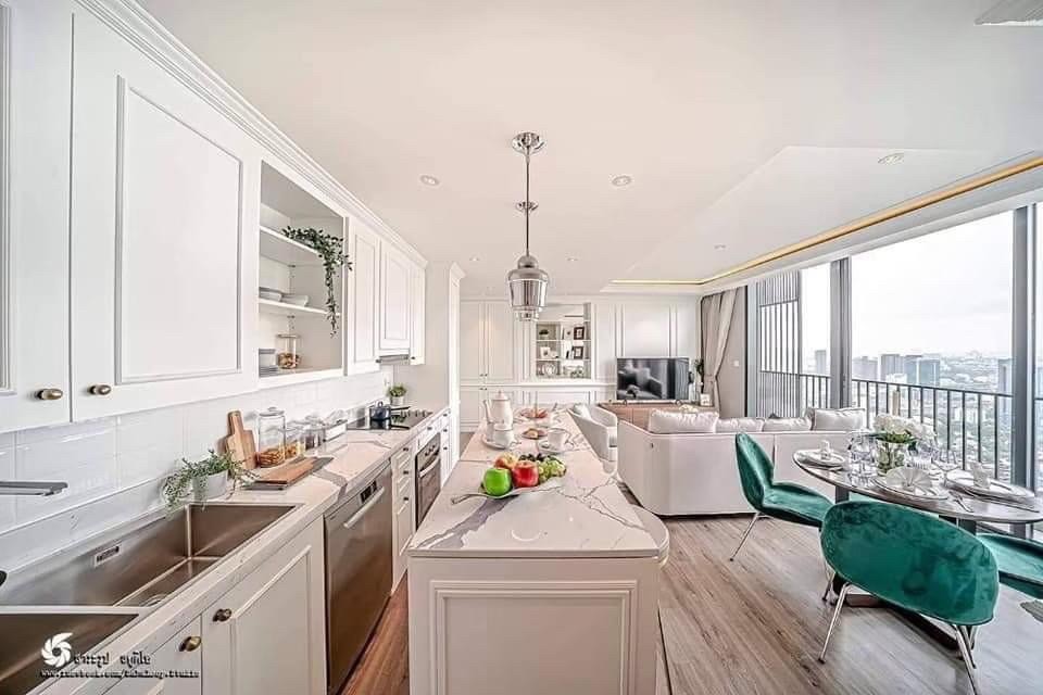 ❖ Penthouse Duplex ❖ ชั้น 40+ 116.00 ตร.ม. | 2 ห้องนอน 2 ห้องน้ำ | คอนโดใกล้ theCOMMONS 7 นาที, ดองกิ มอลล์ ทองหล่อ 8 นาที, St Andrews International School 9 นาที – รูปที่ 4