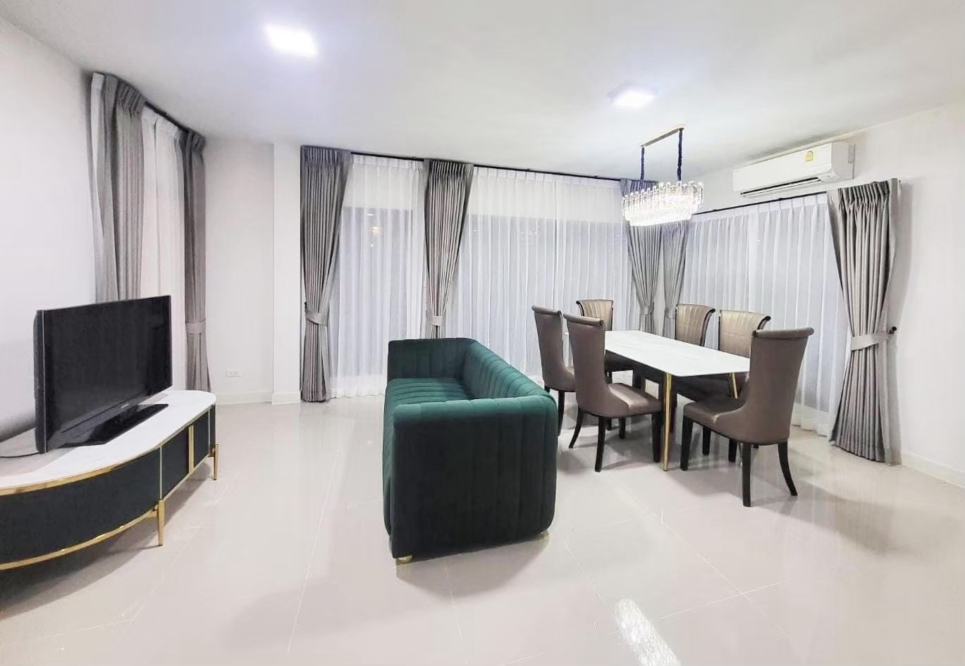 *For rent: House in the middle of the city, Ram Intra 83 Station, luxury style, 3 floors, corner house, garden view, ready to move in – รูปที่ 4