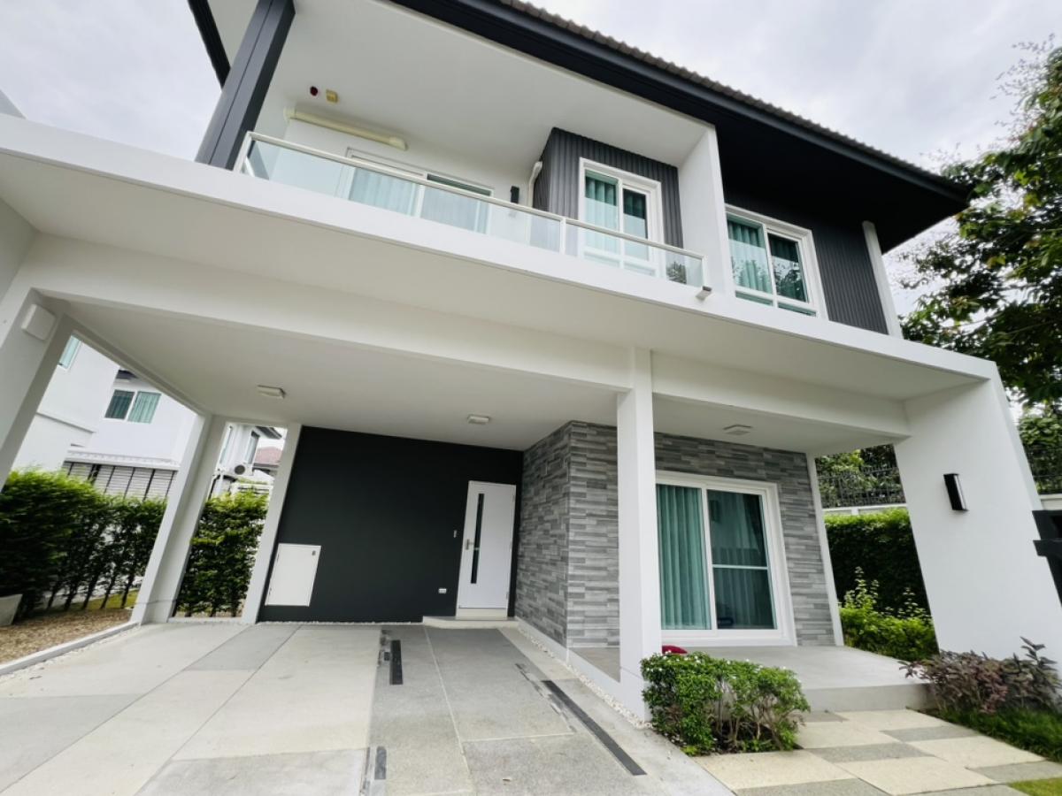 New house for rent in a safe project, near Varee International School, UCIS, Central Festival Chiang Mai, quiet, shady, safe. – รูปที่ 2