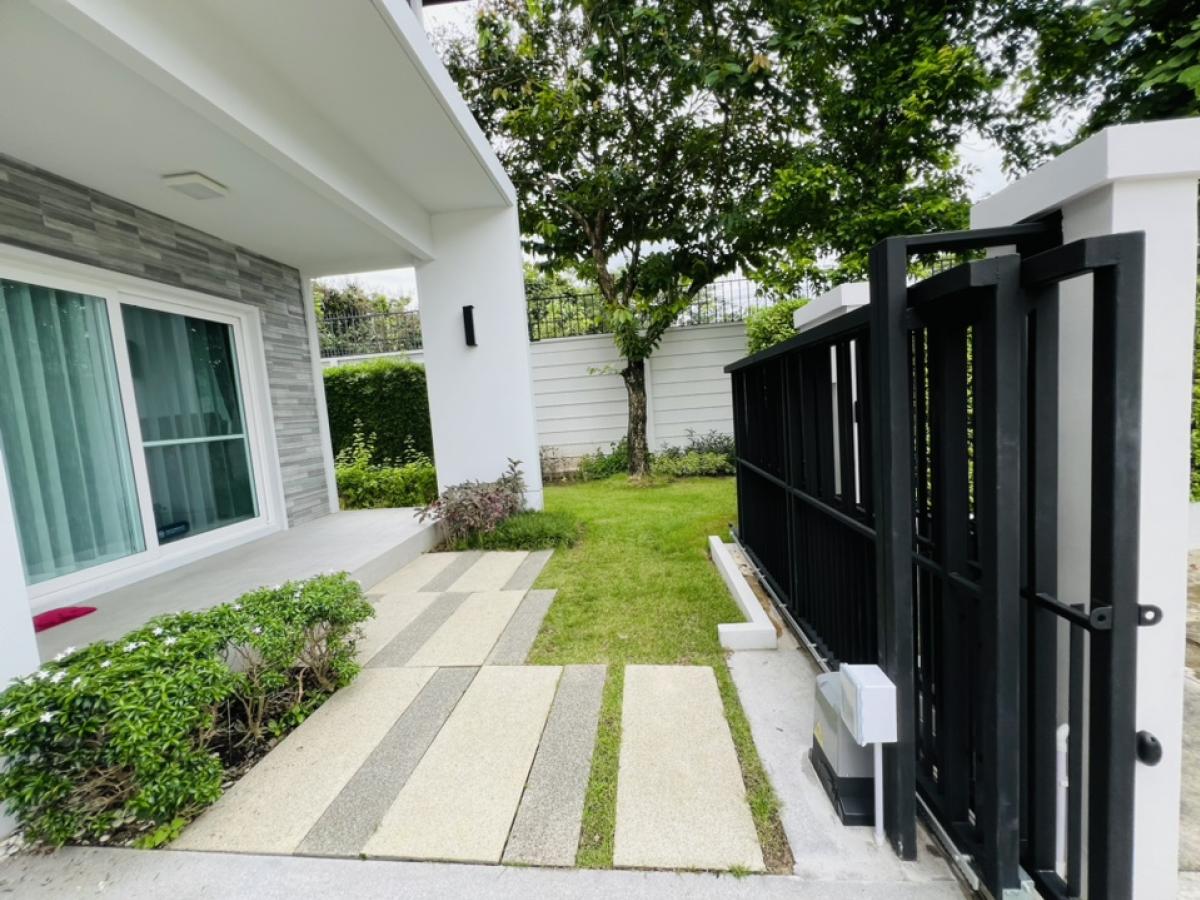 New house for rent in a safe project, near Varee International School, UCIS, Central Festival Chiang Mai, quiet, shady, safe. – รูปที่ 3