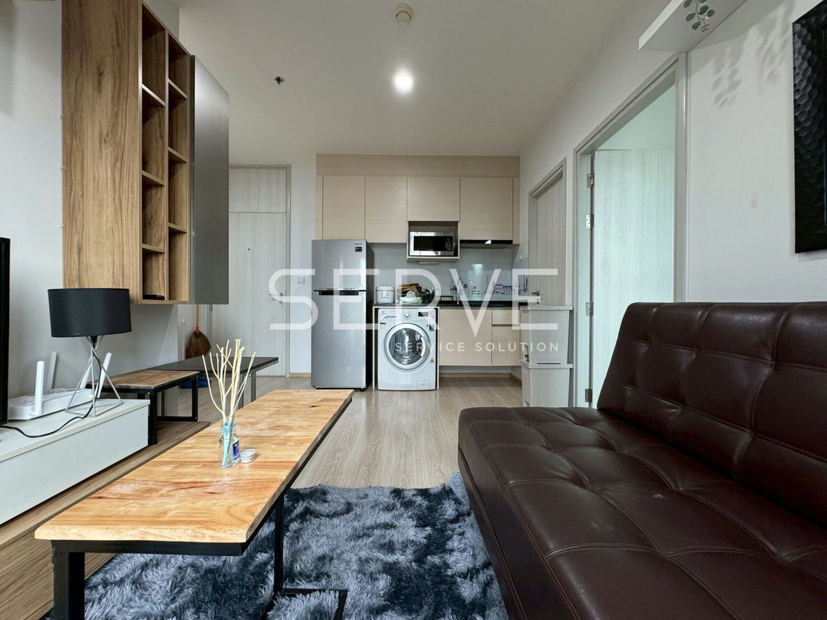 Hot Deal! 2 Beds Large Room Super High Fl. 30+ Fully furnished Good Location Next to MRT Thailand Cultural Centre Station @ Noble Revolve Ratchada 2 
