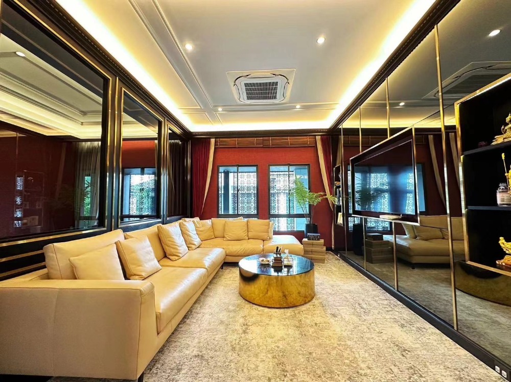 House for sale, Grand Bangkok Boulevard, Ram Intra-Seri Thai, special zone, Luxury house, luxuriously decorated, only 48 families, San Macro house model, largest, 5 bedrooms – รูปที่ 3
