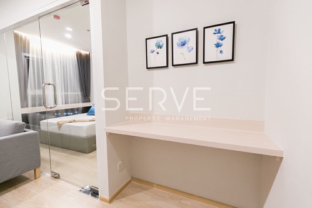 1 Bed Unit with Partition on High Fl. in Ratchadapisek area Next to MRT Thailand Cultural Centre @ Noble Revolve Ratchada(HL) – รูปที่ 4