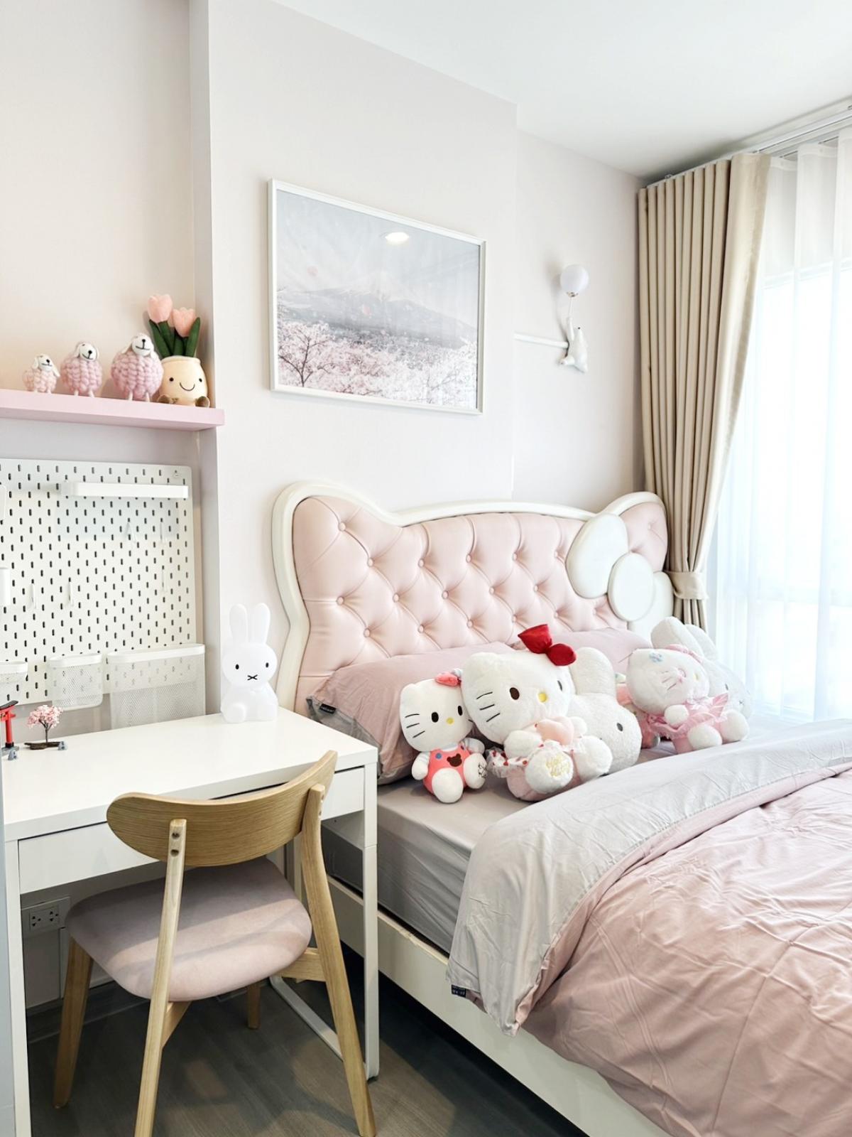 For rent: The President Charan-Fai Chai, 29.2 sq m, Japanese style, cute luxury pink, very cute. For rent: The President Charan-Fai Chai, 29.2 sq m, Japanese style, cute luxury pink, very cute.
