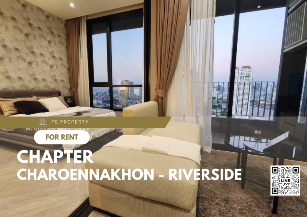 For rent 🔺Chapter Charoennakhon - Riverside 🔺 Complete furniture and electrical appliances, near BTS Saphan Taksin. For rent 🔺Chapter Charoennakhon - Riverside 🔺 Complete furniture and electrical appliances, near BTS Saphan Taksin.