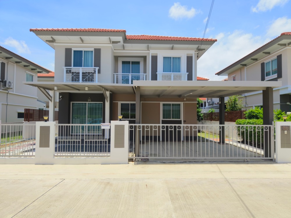 For sale cheap, single house, iLife Prime Rama 2, Km.14, area 51 sq.w., beautiful, new, ready to move in, good value, reasonable price, beautifully decorated, ready to move in, location near shopping centers: Porto Chino