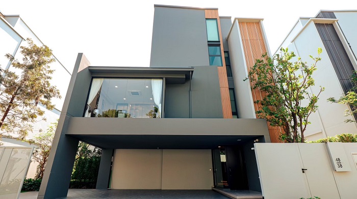 For sale/rent, 3-storey detached house, VIVE 2, Krungthep Kreetha, new house, fully decorated, Saphan Sung District, Bangkok. For sale/rent, 3-storey detached house, VIVE 2, Krungthep Kreetha, new house, fully decorated, Saphan Sung District, Bangkok.