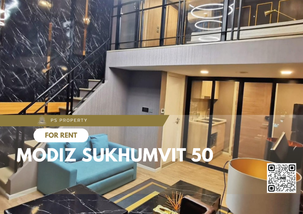 For rent 🌟 MODIZ Sukhumvit 50 🌟 Complete furniture and electrical appliances, high floor, beautiful view of the Chao Phraya River curve. For rent 🌟 MODIZ Sukhumvit 50 🌟 Complete furniture and electrical appliances, high floor, beautiful view of the Chao Phraya River curve.