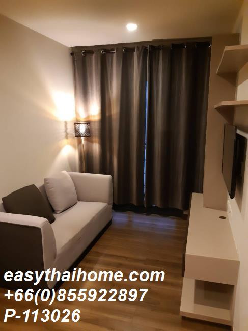 P-113026 ให้เช่า Rhythm Sukhumvit 50 (ริทึ่ม สุขุมวิท 50) | 35 ตร.ม. | 1 ห้องนอน 1 ห้องน้ำ | วิวสวน | ชั้น 8 | เฟอร์นิเจอร์ครบ | รวมส่วนกลาง + ที่จอดรถ 1 คัน 📞 Line: @easythaihome | 085-592-2897 – รูปที่ 3